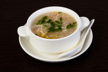 Soup with beef