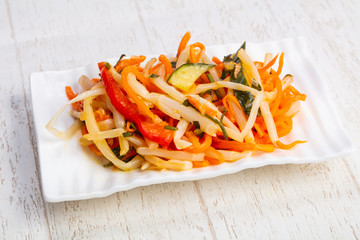 Delicious marinated salad