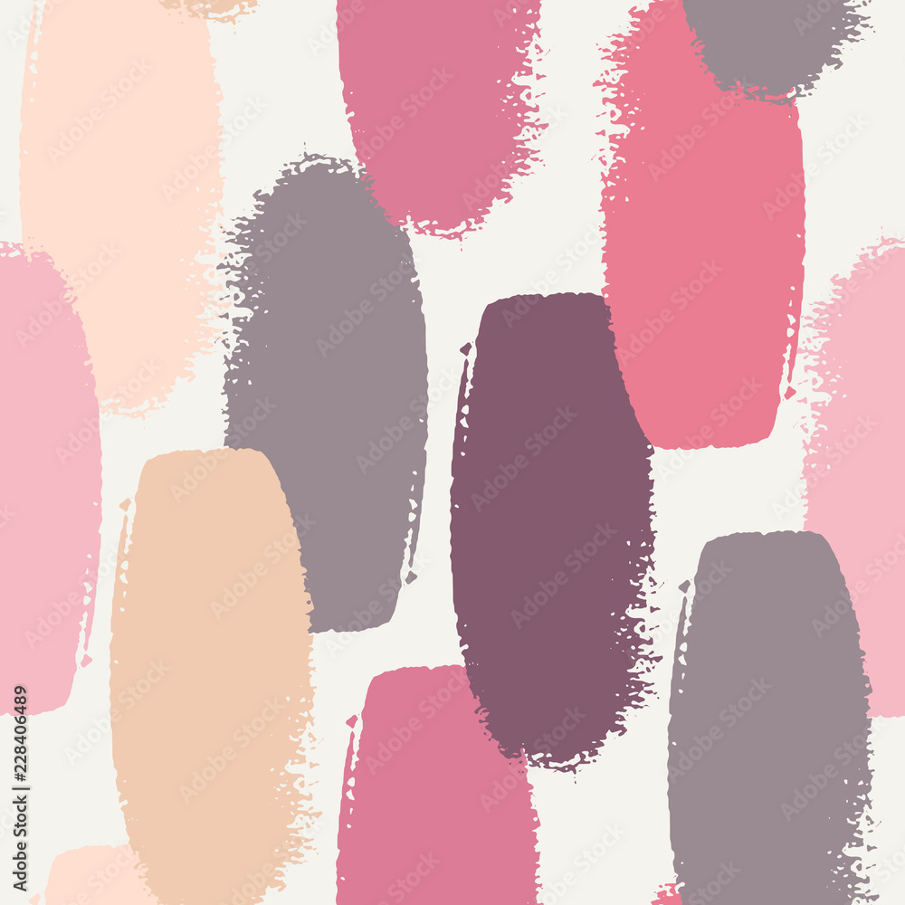 Poster vector seamless pattern with strokes. repeatable pattern with hand drawn effects. multi color artist