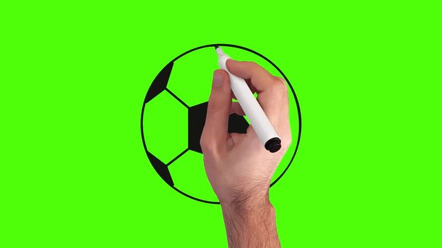 Fußball – Whiteboard Animation mit Greenscreen