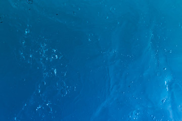 Wave in water macro