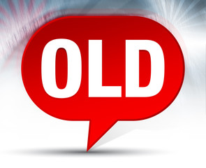 Old Red Bubble Background