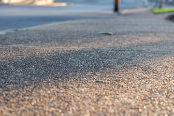 sidewalk closeup