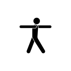 body, pose icon. Element of yoga icons. Premium quality graphic design icon. Signs and symbols collection icon for websites, web design, mobile app