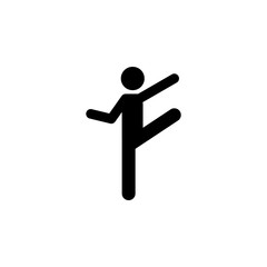 Fototapeta na wymiar exercise, flexible icon. Element of yoga icons. Premium quality graphic design icon. Signs and symbols collection icon for websites, web design, mobile app