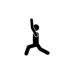 exercise, posture icon. Element of yoga icons. Premium quality graphic design icon. Signs and symbols collection icon for websites, web design, mobile app