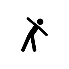 fitness, body icon. Element of yoga icons. Premium quality graphic design icon. Signs and symbols collection icon for websites, web design, mobile app