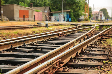 Fototapeta premium Old railway tracks