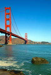 Golden Gate bridge in San Francisco, California
