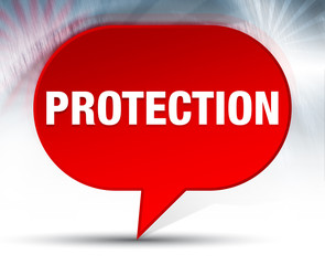 Protection Red Bubble Background