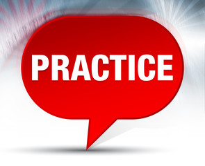 Practice Red Bubble Background