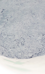 Blue powder gypsum dental