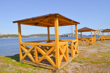 Wooden gazebo