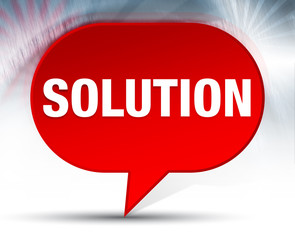 Solution Red Bubble Background