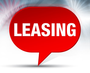 Leasing Red Bubble Background