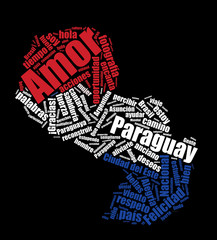 Mapa de palabras del Paraguay © Carlos Cezare
