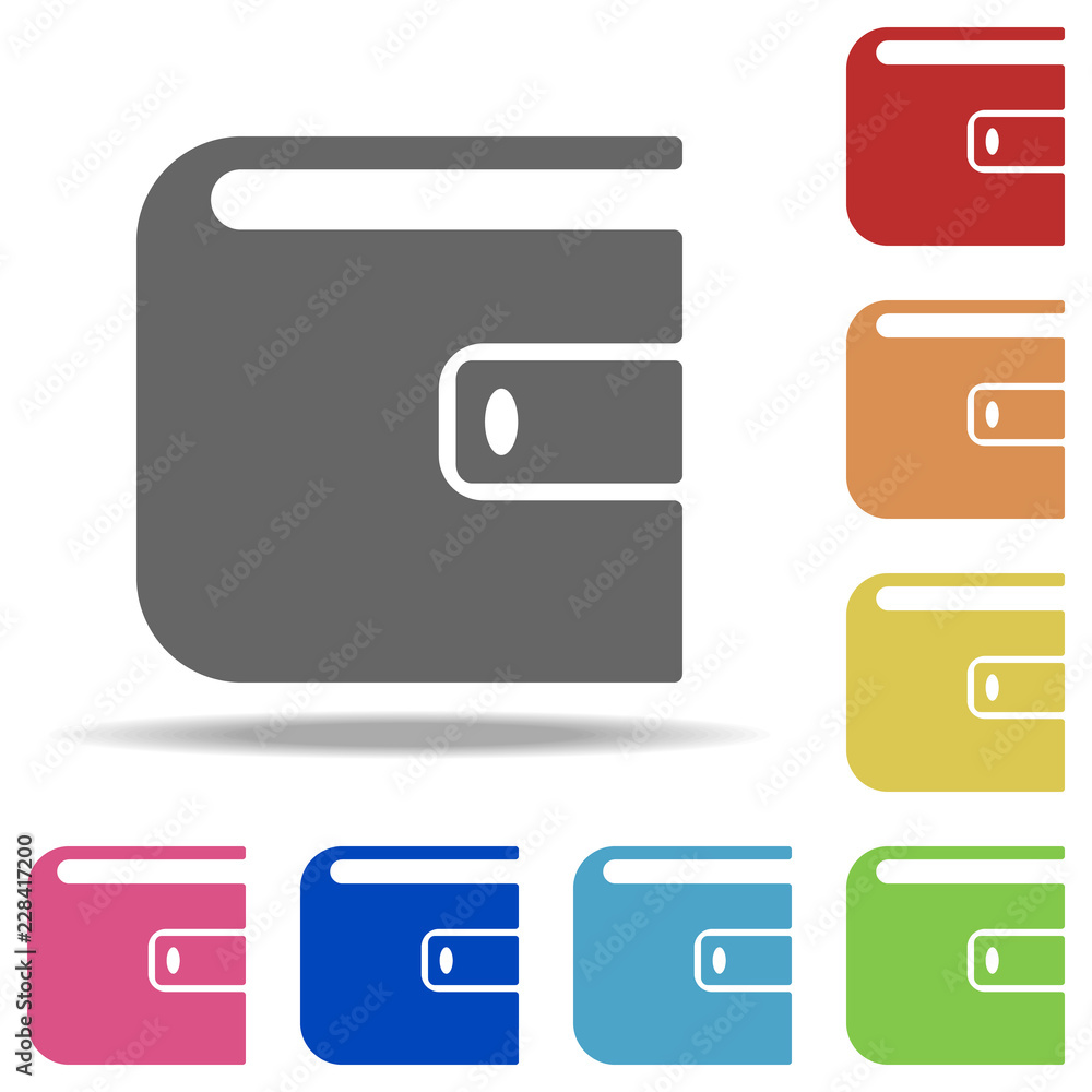 Poster purse icon. elements of banking in multi color style icons. simple icon for websites, web design, mo