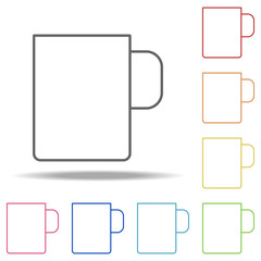 Cup icon. Elements of kitchen in multi color style icons. Simple icon for websites, web design, mobile app, info graphics