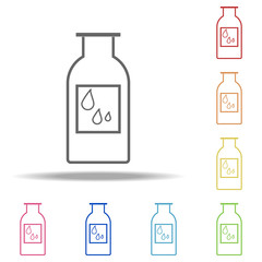 oil bottle icon. Elements of kitchen in multi color style icons. Simple icon for websites, web design, mobile app, info graphics