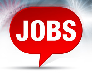 Jobs Red Bubble Background