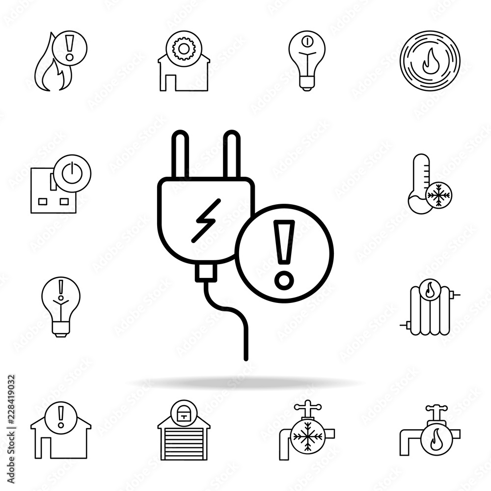 Poster fork sign icon. automation icons universal set for web and mobile