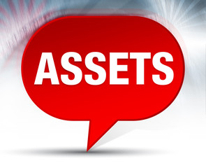 Assets Red Bubble Background