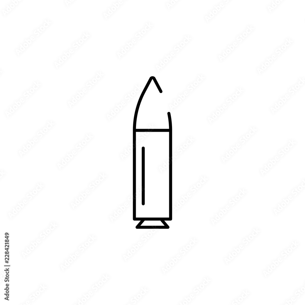 Poster bullet icon. element of security icon. thin line icon for website design and development, app develo