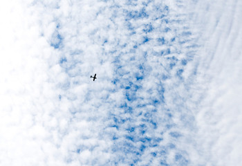 Blue sky with clouds background
