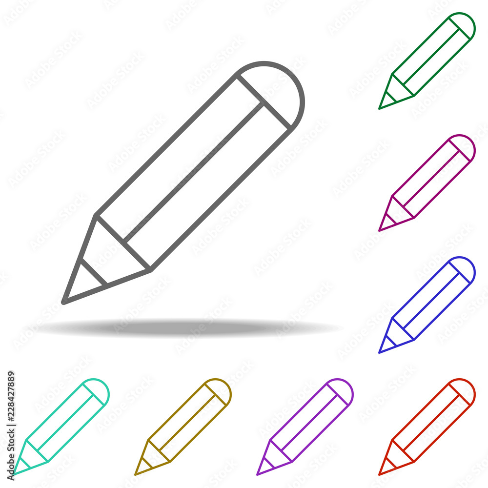 Poster professional skills icon. elements of web in multi color style icons. simple icon for websites, web 