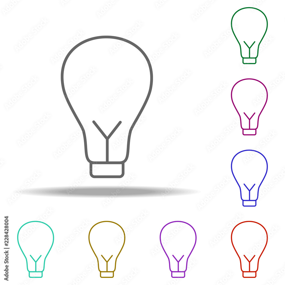Poster creativity icon. elements of web in multi color style icons. simple icon for websites, web design, m