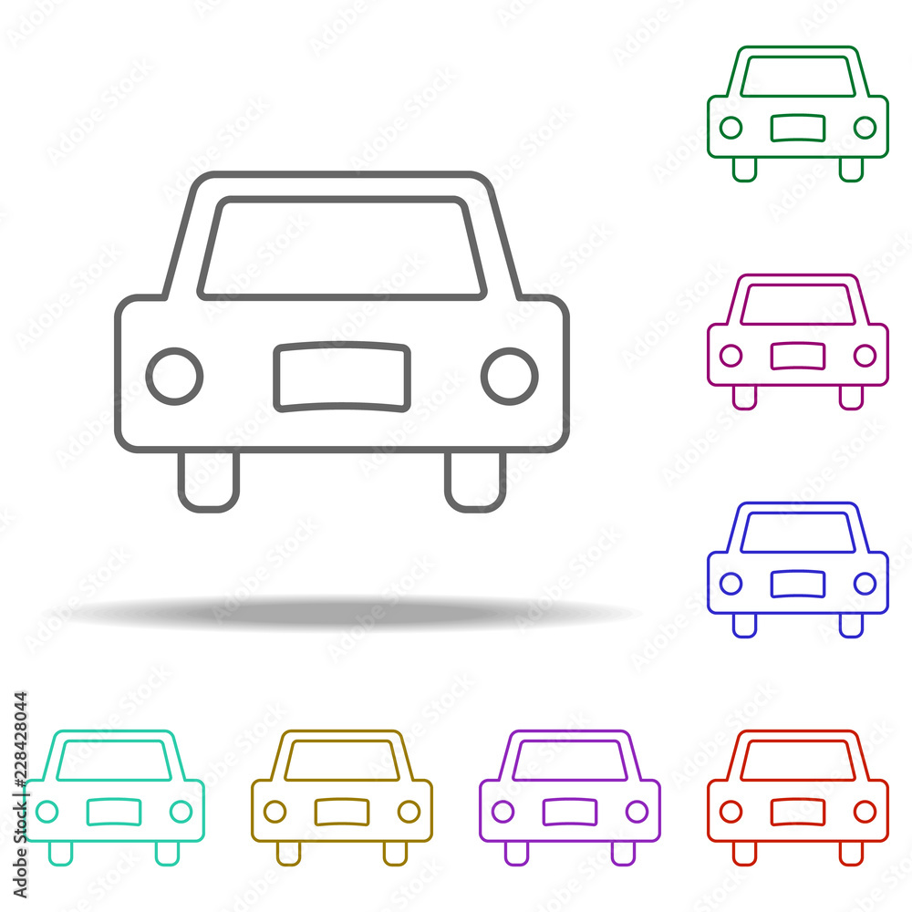 Fototapete driving license icon. elements of web in multi color style icons. simple icon for websites, web desi