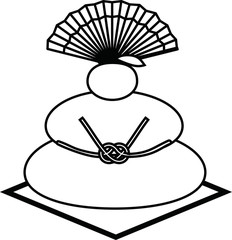 Realistic New Year's Japanese Rice Cake