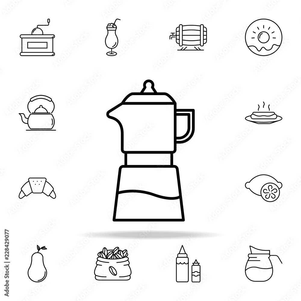 Poster blender icon. food and drink icons universal set for web and mobile