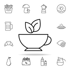 green tea icon. Food and drink icons universal set for web and mobile