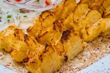 Lula kebab from potatoes