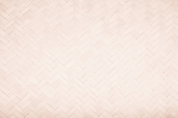 Brown Mat Traditional handicraft bamboo weave texture background. Wicker surface pattern material...