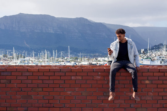 Man exploring Cape Town