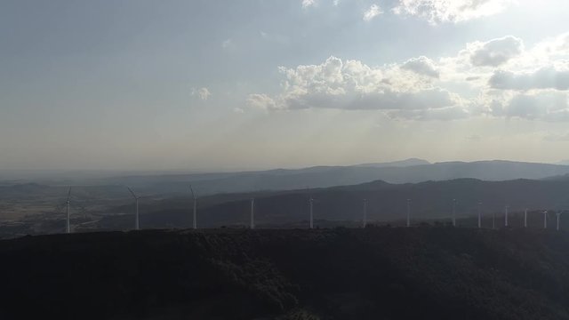 Wind Power on Sierra del Perd&radic;&ge;n Navarra