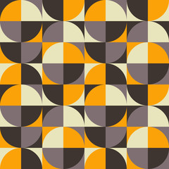 Retro Geometric Seamless Pattern
