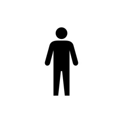 Wc icon. Toilet and restroom icon. Male symbol.