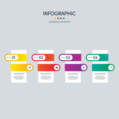 Infographic design element template for business presentation