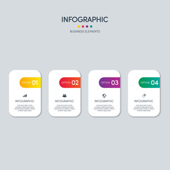 Infographic design element template for business presentation