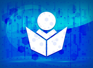 Elearning icon midnight blue prime background
