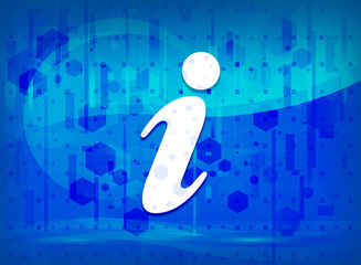 Info icon midnight blue prime background