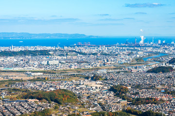 Obraz premium 大分市街地