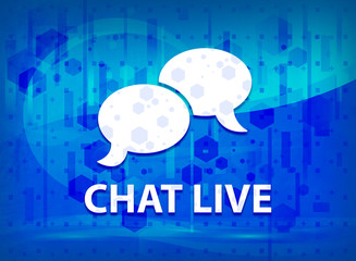 Chat live midnight blue prime background