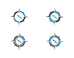 Compass Logo Template vector icon illustration design