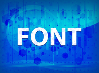 Font midnight blue prime background