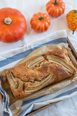 Kürbis Bananenbrot 