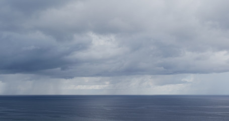Ocean and storm cloud
